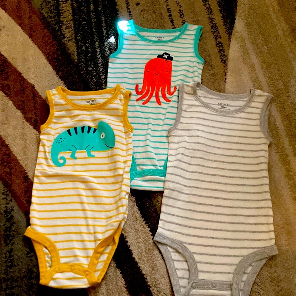 3-pack Carter’s tank onesies